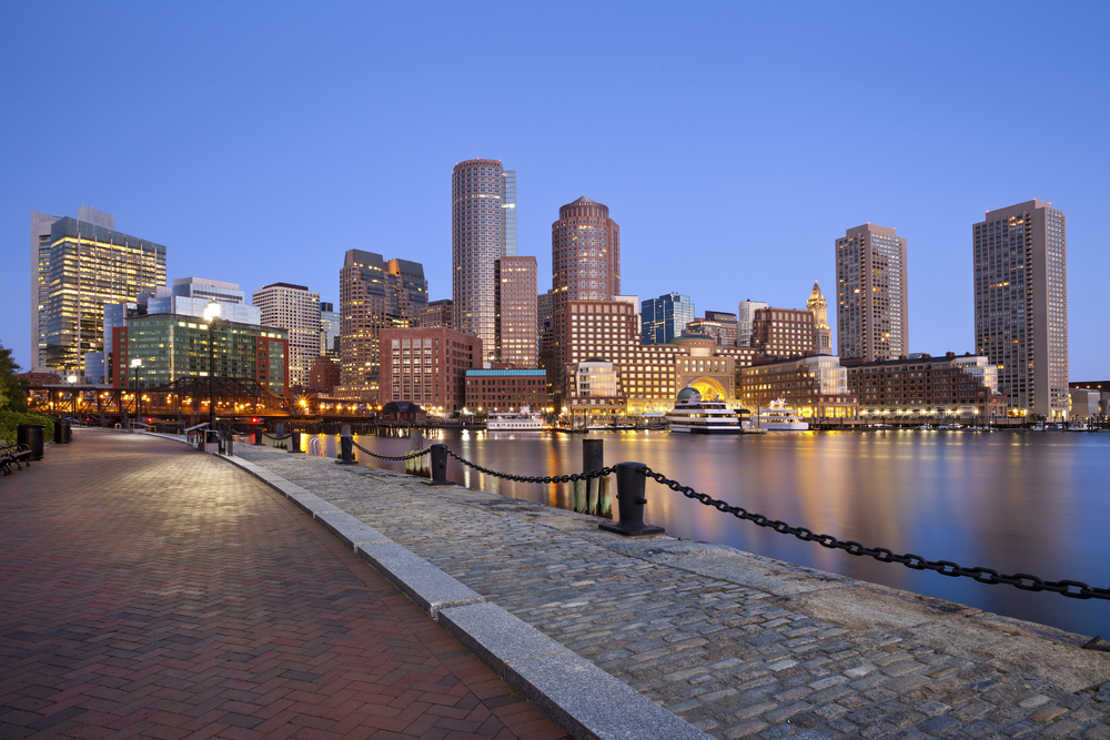 Boston, Massachusets, USA Skyline.