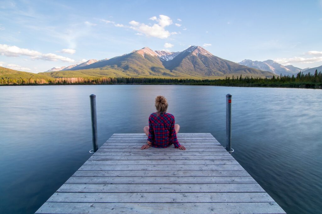 how to find a drug rehab center, person sitting on dock