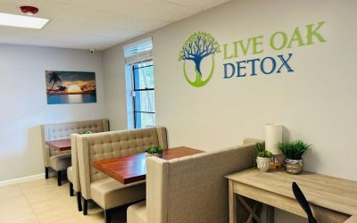 Live Oak Detox Dining Area